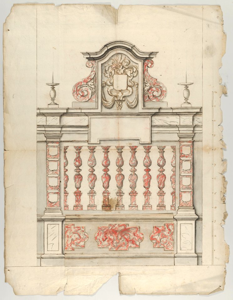 Portfolio with drawings and prints of tombs and epitaphs MET DP842067