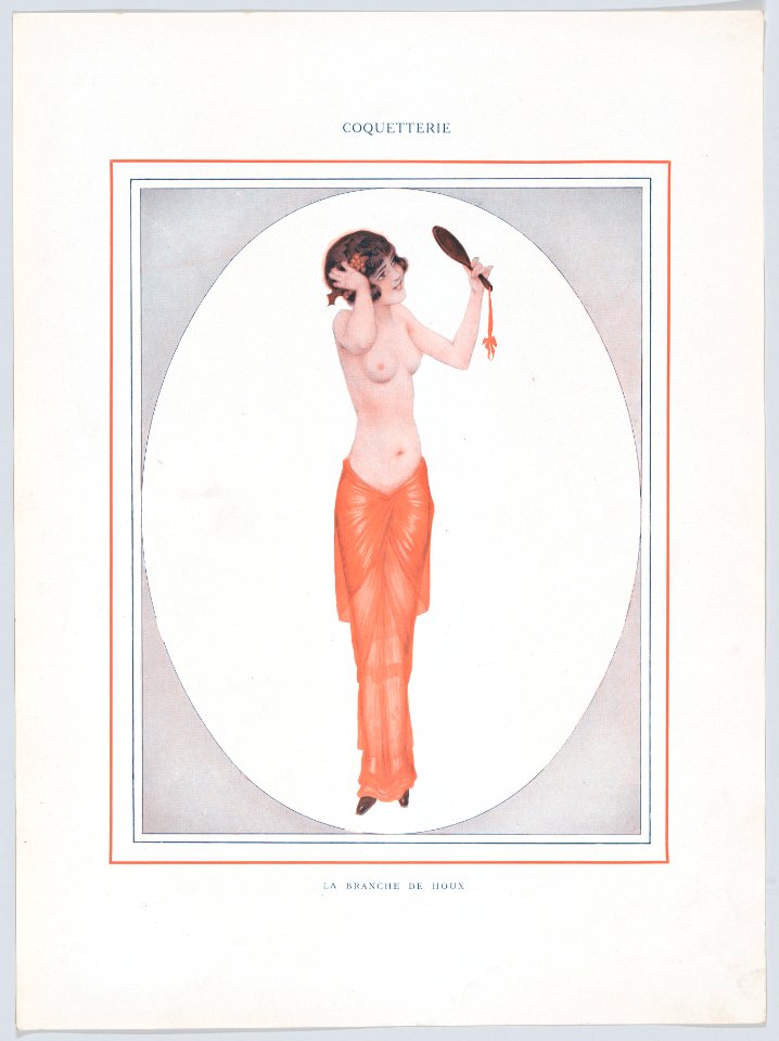 Portfolio with plates from "De la Brune à la Blonde" and other designs by Raphael Kirchner MET DP861949
