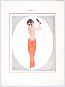 Portfolio with plates from "De la Brune à la Blonde" and other designs by Raphael Kirchner MET DP861949