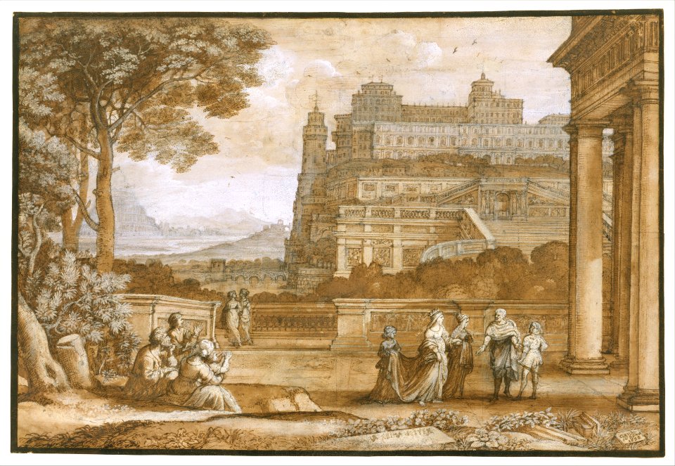 Queen Esther Approaching the Palace of Ahasuerus MET DT619