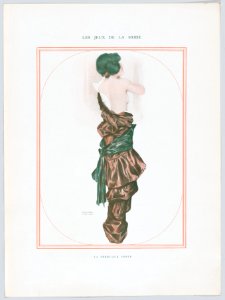 Portfolio with plates from "De la Brune à la Blonde" and other designs by Raphael Kirchner MET DP861945