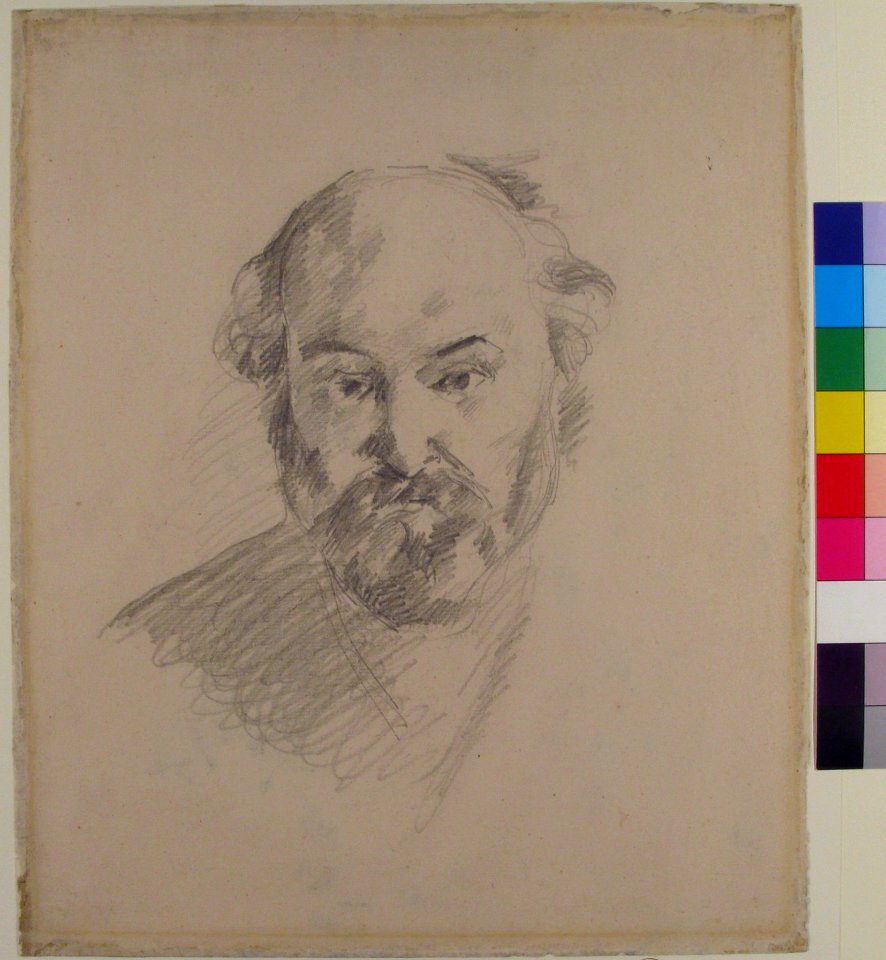 Portrait of the Artist (recto); Fragment of a Landscape Study (verso) MET 1972.118.198