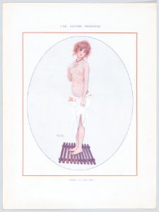 Portfolio with plates from "De la Brune à la Blonde" and other designs by Raphael Kirchner MET DP861946