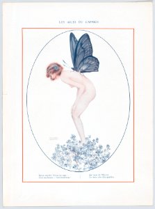 Portfolio with plates from "De la Brune à la Blonde" and other designs by Raphael Kirchner MET DP861947