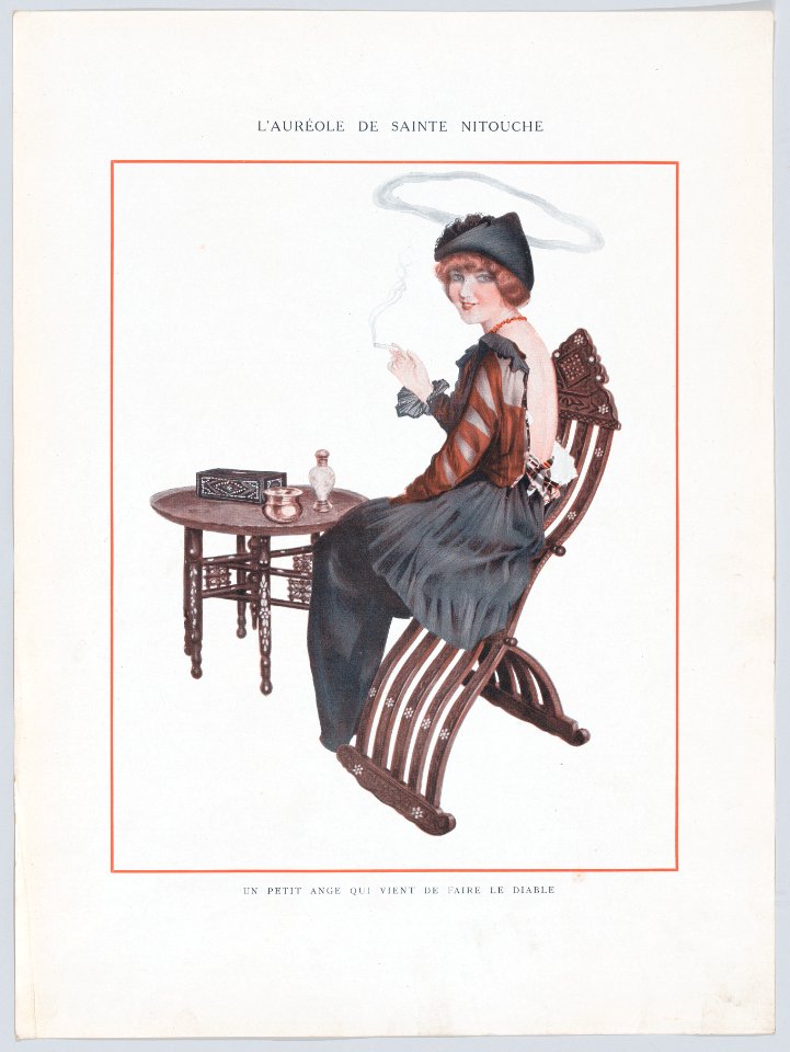 Portfolio with plates from "De la Brune à la Blonde" and other designs by Raphael Kirchner MET DP861943
