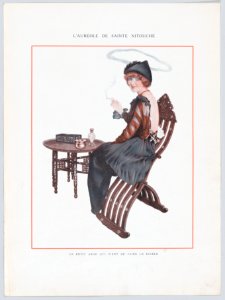 Portfolio with plates from "De la Brune à la Blonde" and other designs by Raphael Kirchner MET DP861943