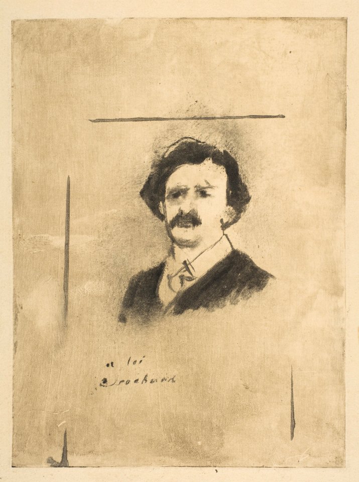 Portrait of Virginie Cardinal's Favorite, the Actor Crochard (illustration for La Famille Cardinal by Ludovic Halévy) MET DP815818
