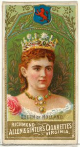 Queen of Holland, from World's Sovereigns series (N34) for Allen & Ginter Cigarettes MET DP838697