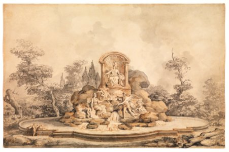 Project for a Monumental Fountain MET DP-293-001