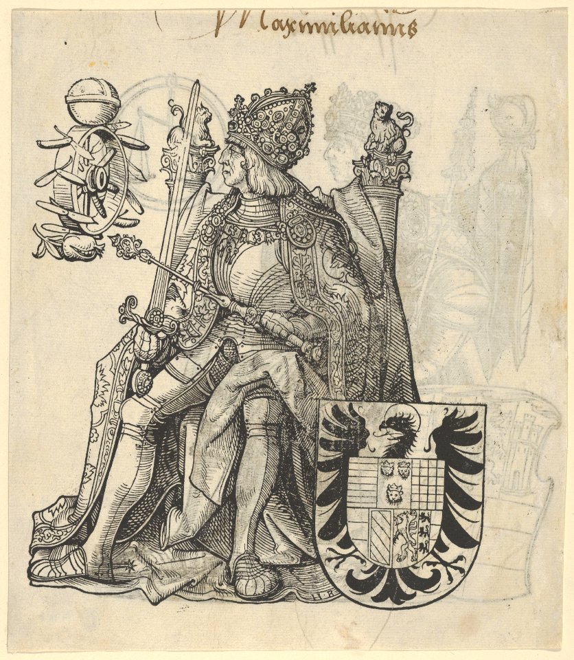 Recto of a Sheet with Maximilian, from The Genealogy of Emperor Maximilian I MET DP835406