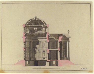 Project for a Domed Building with Colonnaded Façade MET 1970.736.12