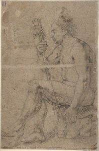 Recto- The ConcertVerso- Seated Male Nude MET DP803071