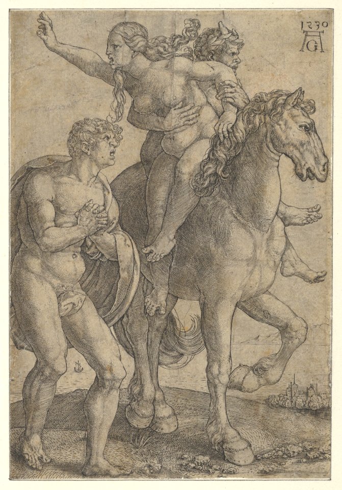 Rape of a Woman by a Satyr MET DP836704