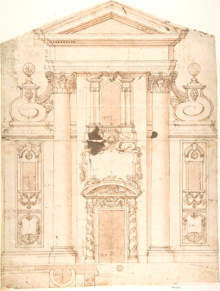 Project for a Church Facade MET DP802857