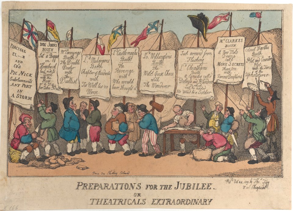 Preparations for the Jubilee or Theatricals Extraordinary MET DP883693