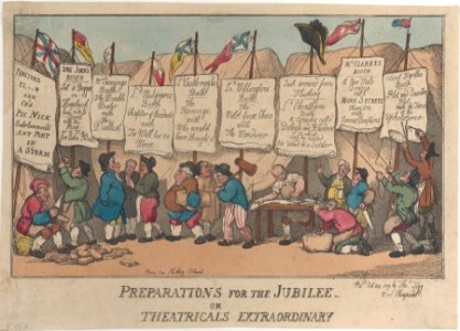 Preparations for the Jubilee or Theatricals Extraordinary MET DP883693