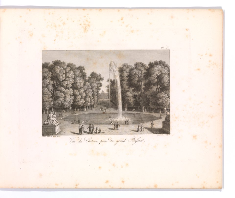 Promenades de Paris, ou collection de vues pittoresque de ses jardins publics, etc. Premier Cahier. MET DP-13766-001