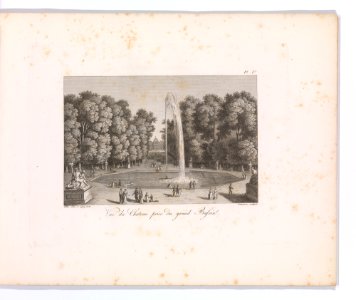 Promenades de Paris, ou collection de vues pittoresque de ses jardins publics, etc. Premier Cahier. MET DP-13766-001