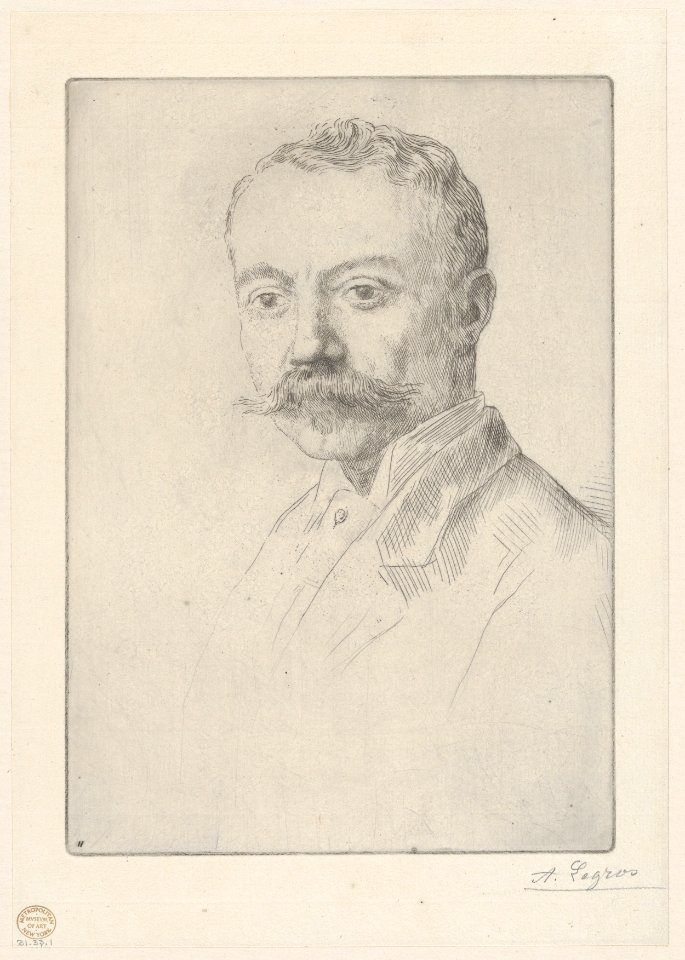 Portrait Head of Edward D. Adams MET DP877186