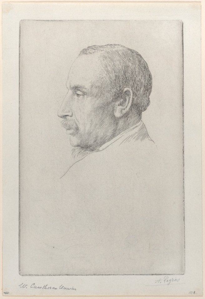 Portrait of William Cawthorne Unwin Met DP885145
