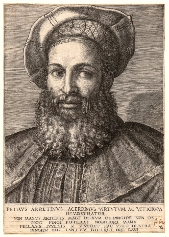 Portrait of Pietro Aretino MET DP166297