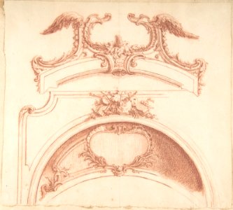 Preparatory Studies for Plates 90 and 91 of "Maisons de plaisance," Volume II MET DP805349