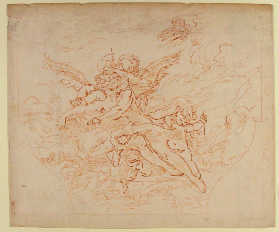 Preparatory Drawing of a Ceiling for Etching after Boucher Drawing MET 59.508.108