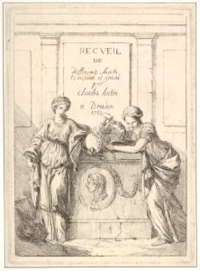 Recueil de Différents Sujets composés et gravés par Charles Hutin à Dresden MET DP832457