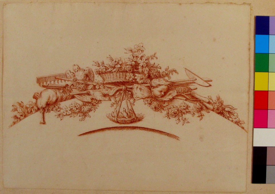 Preparatory Study for Plate 41 in "Maisons de plaisance," Vol. II MET 1986.1175.2