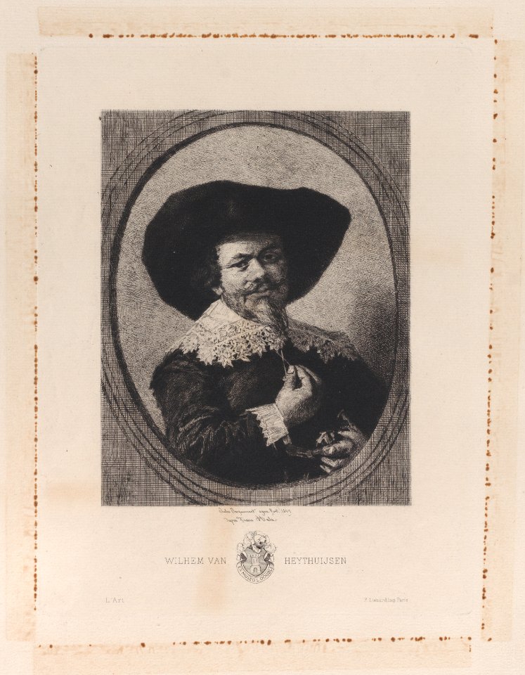Portrait of Wilhem van Heythuijsen, after Frans Hals Met DP886870