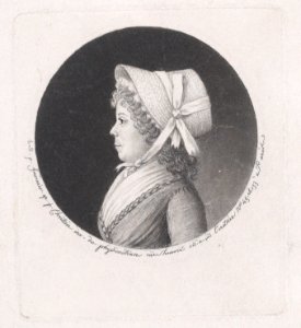Portrait of a woman in a bonnet Met DP887400