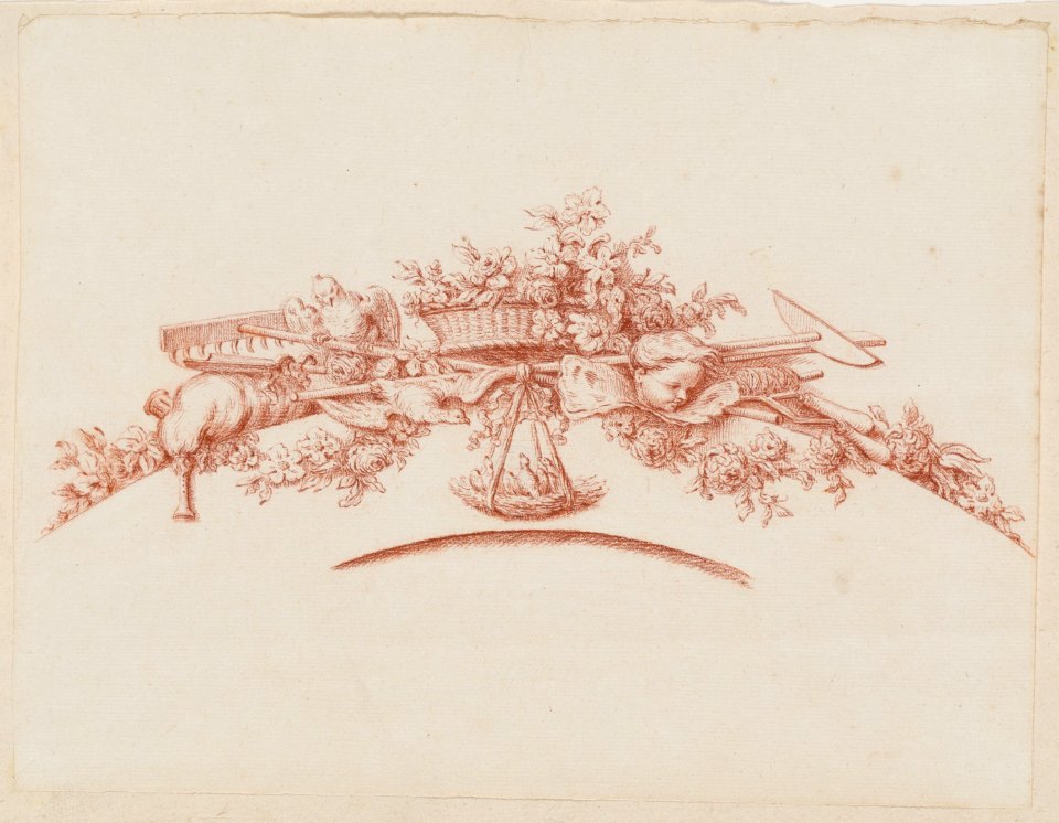 Preparatory Study for Plate 41 in "Maisons de plaisance," Vol. II MET DP162229
