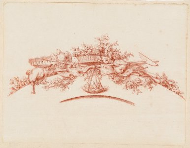 Preparatory Study for Plate 41 in "Maisons de plaisance," Vol. II MET DP162229
