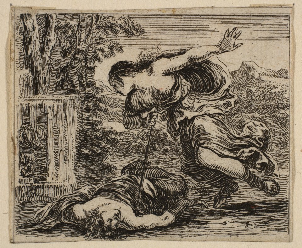 Pyramus et Thisbe, from 'Game of Mythology' (Jeu de la Mythologie) MET DP817650
