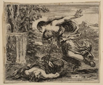 Pyramus et Thisbe, from 'Game of Mythology' (Jeu de la Mythologie) MET DP817650