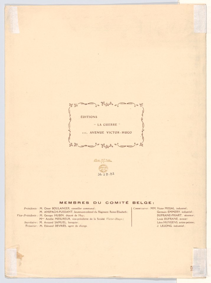 Programme for Casino de Paris Dimanche 14 Nov. 1915 Matinée Extraordinaire MET DP864093