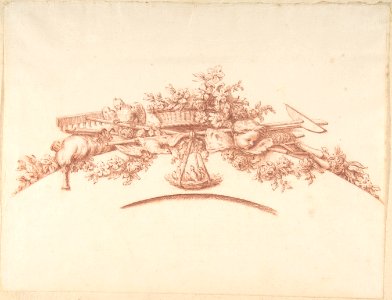 Preparatory Study for Plate 41 in "Maisons de plaisance," Vol. II MET DP805350