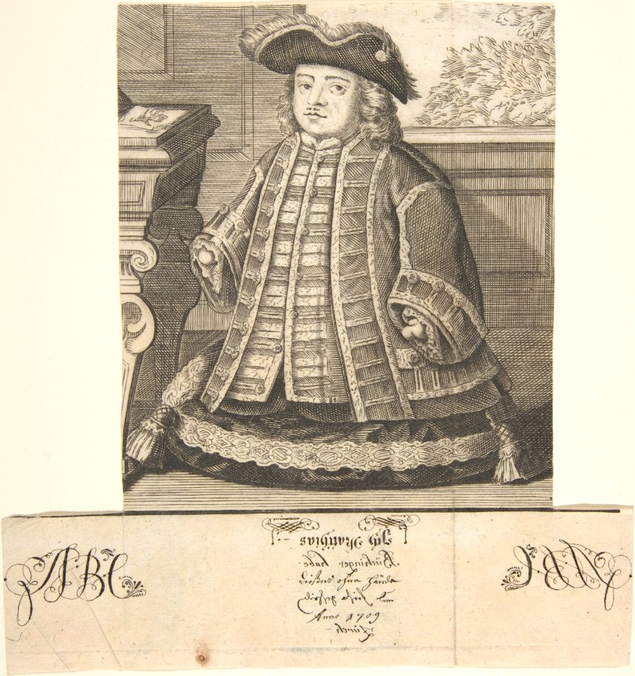 Portrait of Matthias Buchinger (1674-1739) MET DP803366