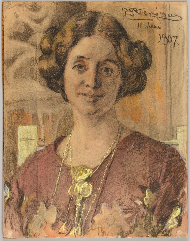 Portrait of a Woman (probably Anna Vilhelmine Johanne Dorthea Halberg, married Bjørner, later Larsen) MET DP832258