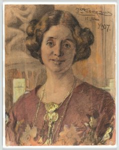 Portrait of a Woman (probably Anna Vilhelmine Johanne Dorthea Halberg, married Bjørner, later Larsen) MET DP870439