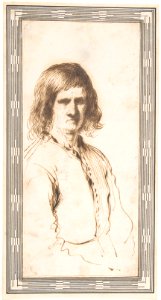 Portrait of Morose Man in Half-Length MET DP810217