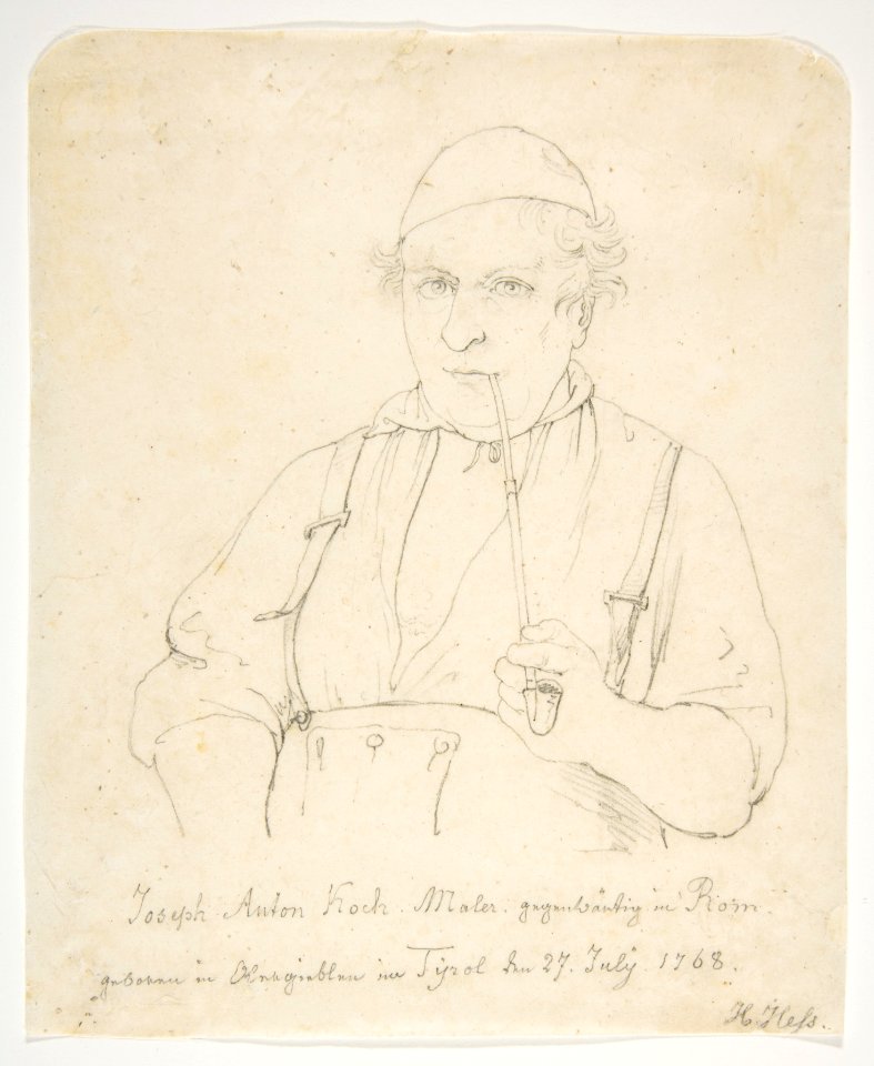 Portrait of Johann Anton Koch MET DP812797
