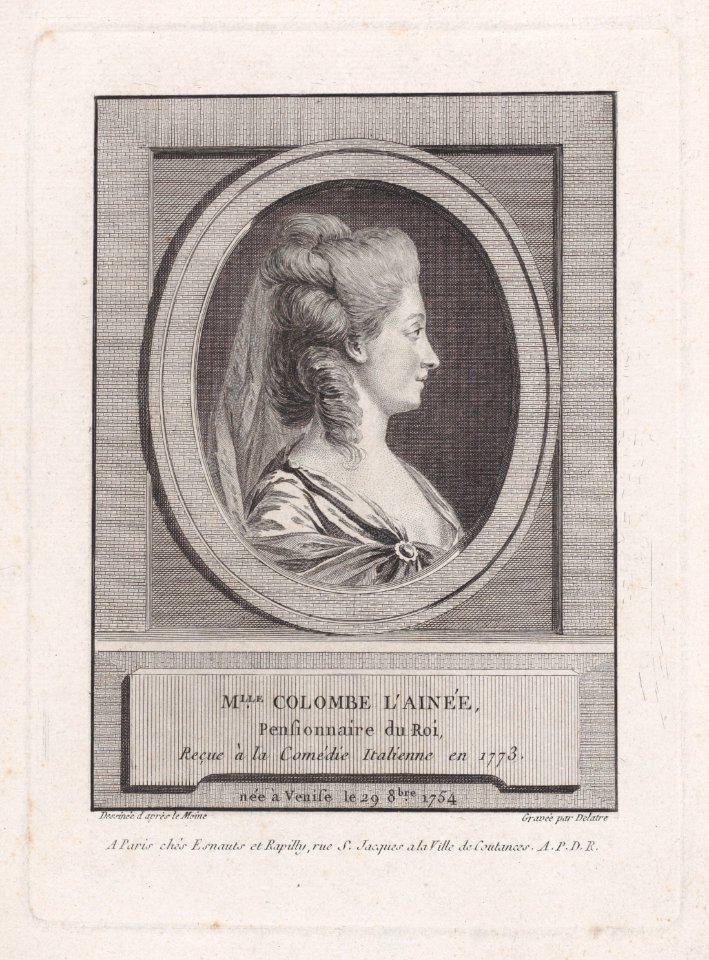Portrait of Madamoiselle Colombe L'Ainée Met DP888063