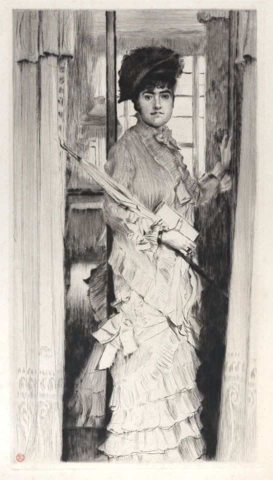 Portrait of Miss L Met DP885353