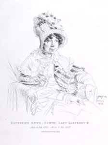 Portrait of Katherine Anne (North), Lady Glenbervie Met DP888989