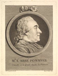 Portrait of L'Abbé Pommyer MET DP828978. Free illustration for personal and commercial use.