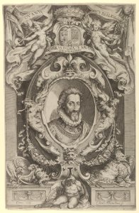 Portrait of King Henry IV of France in a decorative border MET DP836953