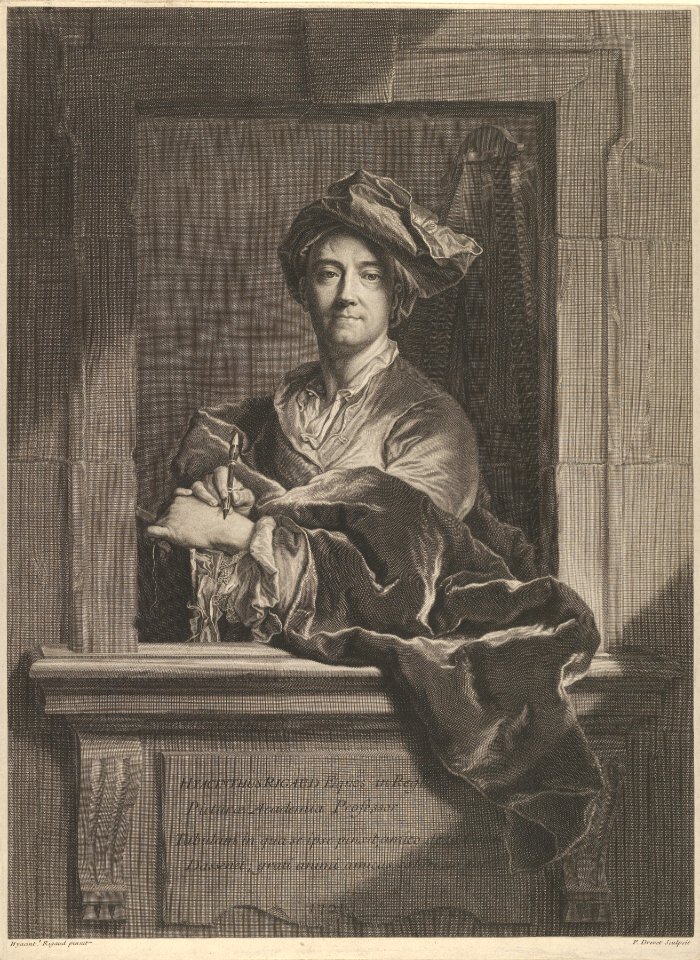 Portrait of Hyacinthe Rigaud MET DP837530