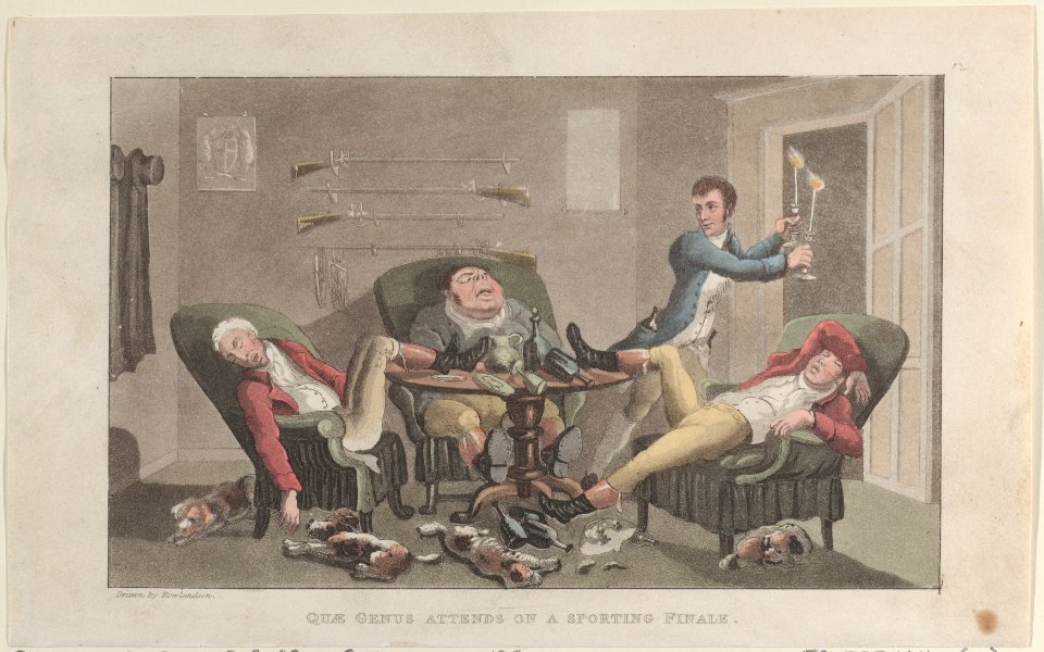 Quae Genus Attends on a Sporting Finale, from "The History of Johnny Quae Genus, The Little Foundling of the Late Doctor Syntax" MET DP884151