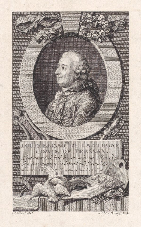Portrait of Louis Elisabeth de La Vergne, Comte de Tressan Met DP887882